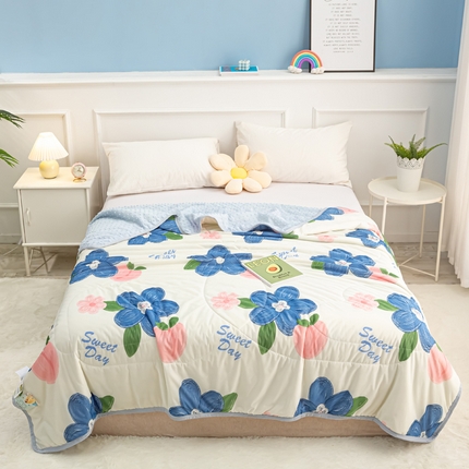 91家纺网 家纺一手货源 找家纺 （总）云家 2023新款豆豆被空调被薄被子夏凉被夏季单人学生宿舍夏被可机洗