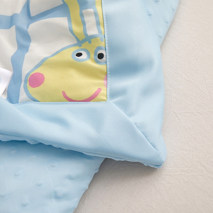 91家纺网 家纺一手货源 找家纺 一米阳光 2023新款凉感丝豆豆款包边夏被 格子乔治