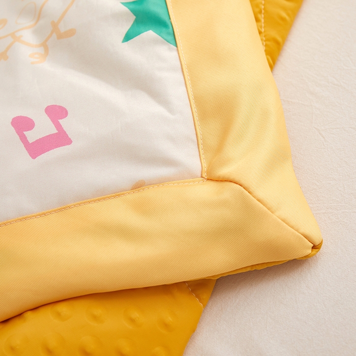 91家纺网 家纺一手货源 找家纺 一米阳光 2023新款凉感丝豆豆款包边夏被 小猪佩奇