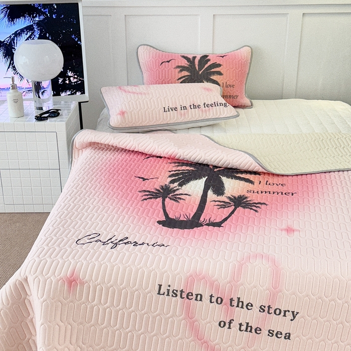 91家纺网 家纺一手货源 找家纺 （总）昔可2023新款ins简约风乳胶凉席