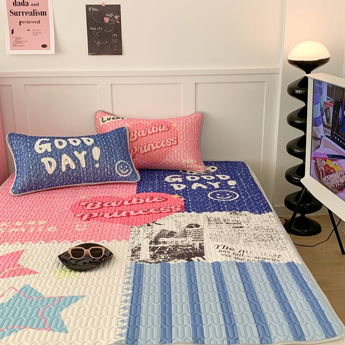 91家纺网 家纺一手货源 找家纺 昔可2023新款ins简约风乳胶凉席 英伦画报