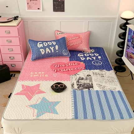 91家纺网 家纺一手货源 找家纺 （总）昔可2023新款ins简约风乳胶凉席