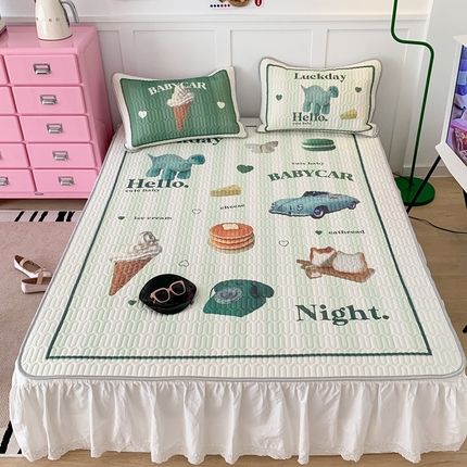 91家纺网 家纺一手货源 找家纺 （总）昔可家纺2023新款ins创意风乳胶凉席