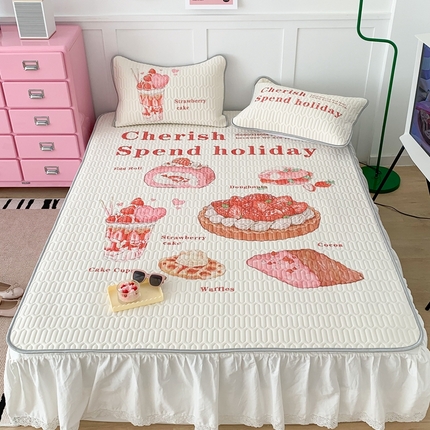 91家纺网 家纺一手货源 找家纺 （总）昔可家纺2023新款ins创意风乳胶凉席