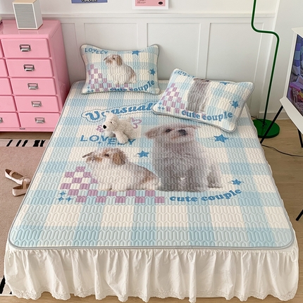 91家纺网 家纺一手货源 找家纺 （总）昔可家纺2023新款ins创意风乳胶凉席