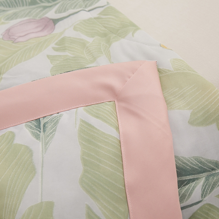 91家纺网 家纺一手货源 找家纺 一米阳光 2023新款凉感丝包边款夏被 夏威夷