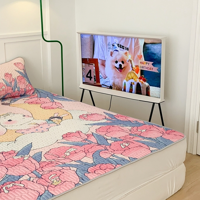 91家纺网 家纺一手货源 找家纺 昔可家纺2023新款大版卡通乳胶凉席第二批 夏眠