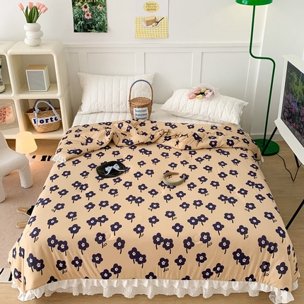 91家纺网 家纺一手货源 找家纺 （总）昔可家纺2023新款花边款云柔针织大豆夏被