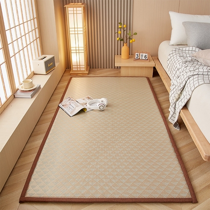 91家纺网 家纺一手货源 找家纺 （总）锦丝钰2025新款凉感冰藤地铺睡垫