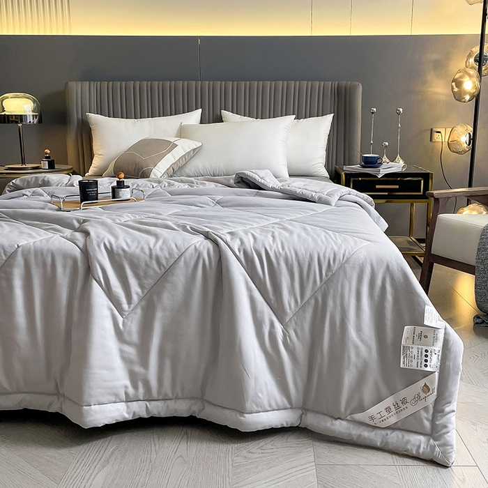 91家纺网 家纺一手货源 找家纺 （总）可机洗柞蚕丝桑蚕丝宽边夏凉被空调被夏季薄被薄款春秋被单人