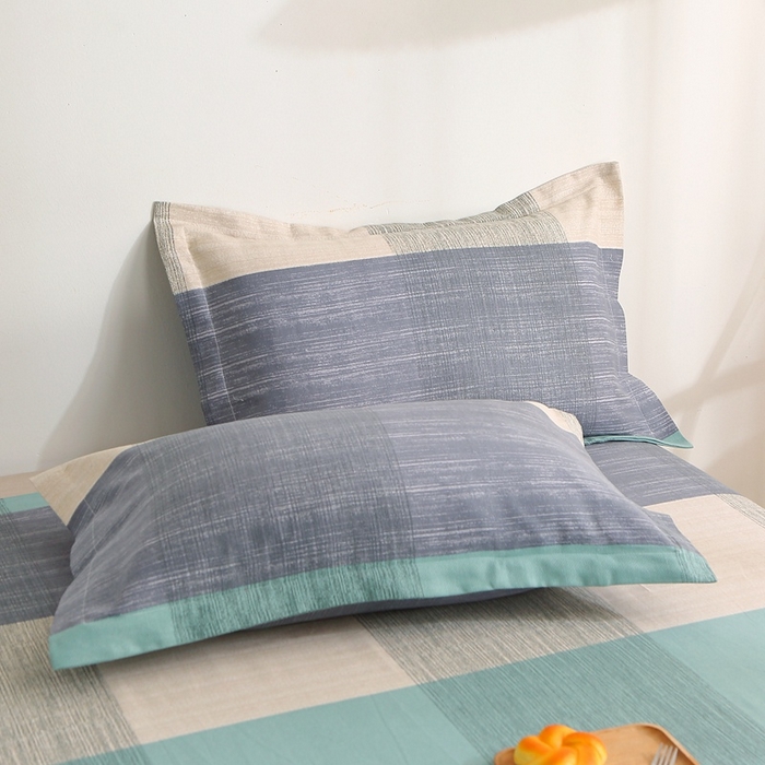 91家纺网 家纺一手货源 找家纺 晶缦2023新款全棉老粗布凉席三件套 清雅格