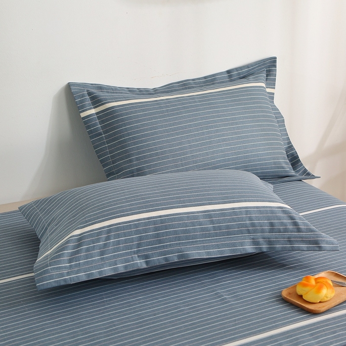 91家纺网 家纺一手货源 找家纺 晶缦2023新款全棉老粗布凉席三件套 幽兰之境