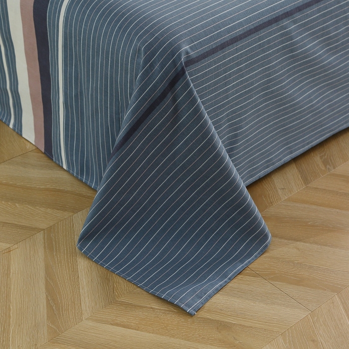 91家纺网 家纺一手货源 找家纺 晶缦2023新款全棉老粗布凉席三件套 幽兰之境