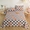 91家纺网 家纺一手货源 找家纺 晶缦2023新款全棉老粗布凉席三件套 棋盘熊