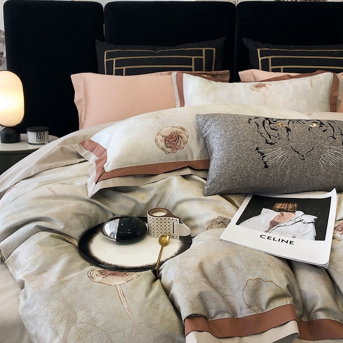 91家纺网 家纺一手货源 找家纺 涞澳家纺 2023新款100支数码印花 春和