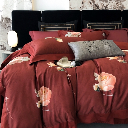 涞澳家纺 2023新款100支数码印花 花梦