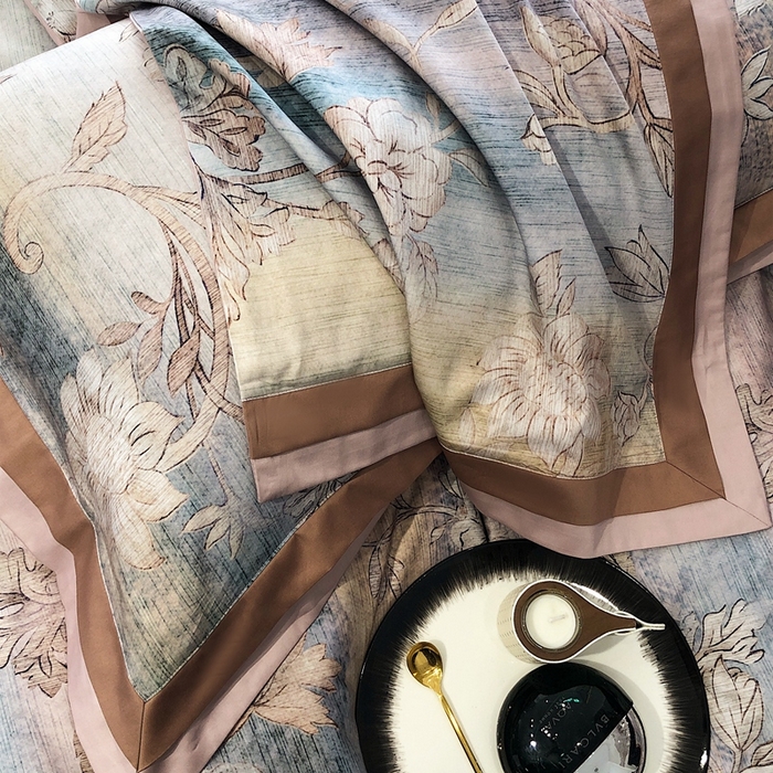 91家纺网 家纺一手货源 找家纺 涞澳家纺 2023新款100支数码印花 茉优