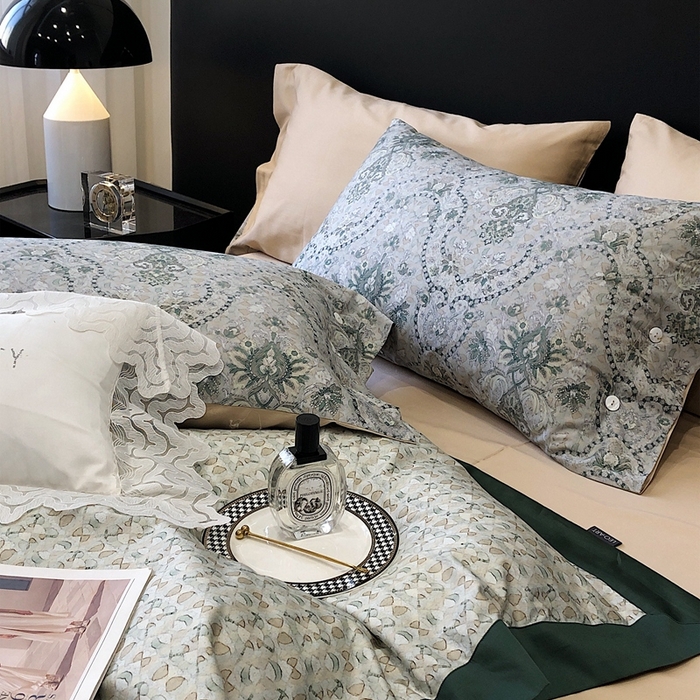 91家纺网 家纺一手货源 找家纺 涞澳家纺 2023新款100支数码印花 乔蒂