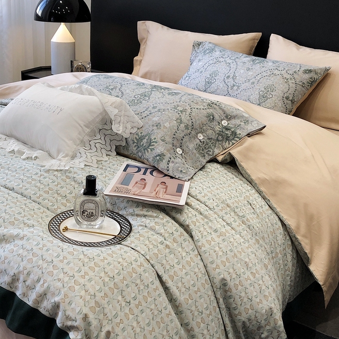 91家纺网 家纺一手货源 找家纺 涞澳家纺 2023新款100支数码印花 乔蒂