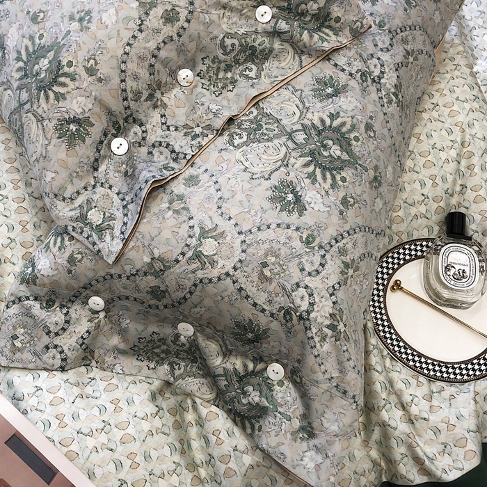 91家纺网 家纺一手货源 找家纺 涞澳家纺 2023新款100支数码印花 乔蒂