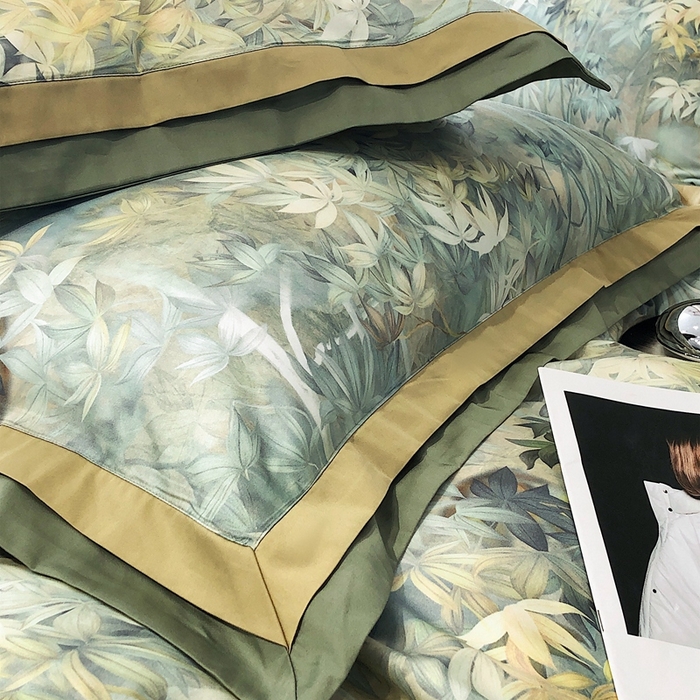 91家纺网 家纺一手货源 找家纺 涞澳家纺 2023新款100支数码印花 树屿