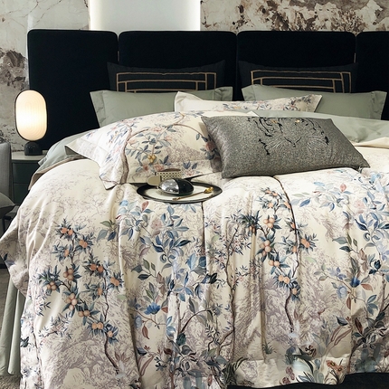 涞澳家纺 2023新款100支数码印花 伊甸园