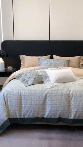 91家纺网 家纺一手货源 找家纺 涞澳家纺 2023新款100支数码印花 乔蒂