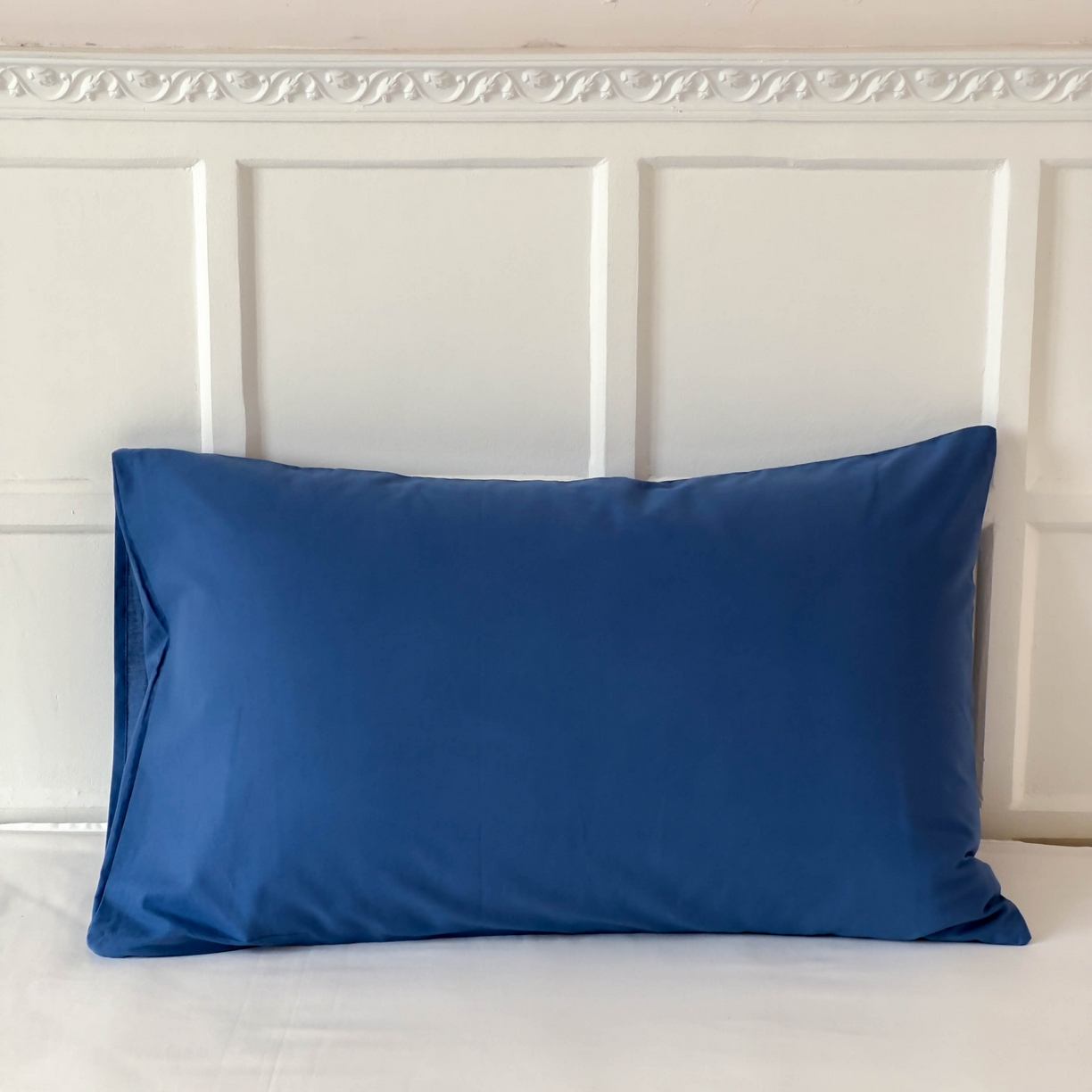 91家纺网 家纺一手货源 找家纺 窝米 全棉水洗棉枕套（纯色类） 克莱因蓝枕套