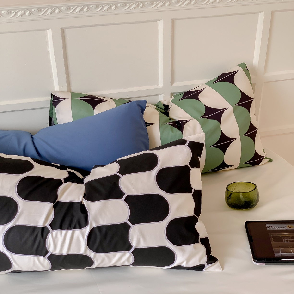 91家纺网 家纺一手货源 找家纺 窝米 全棉水洗棉枕套（纯色类） 克莱因蓝枕套