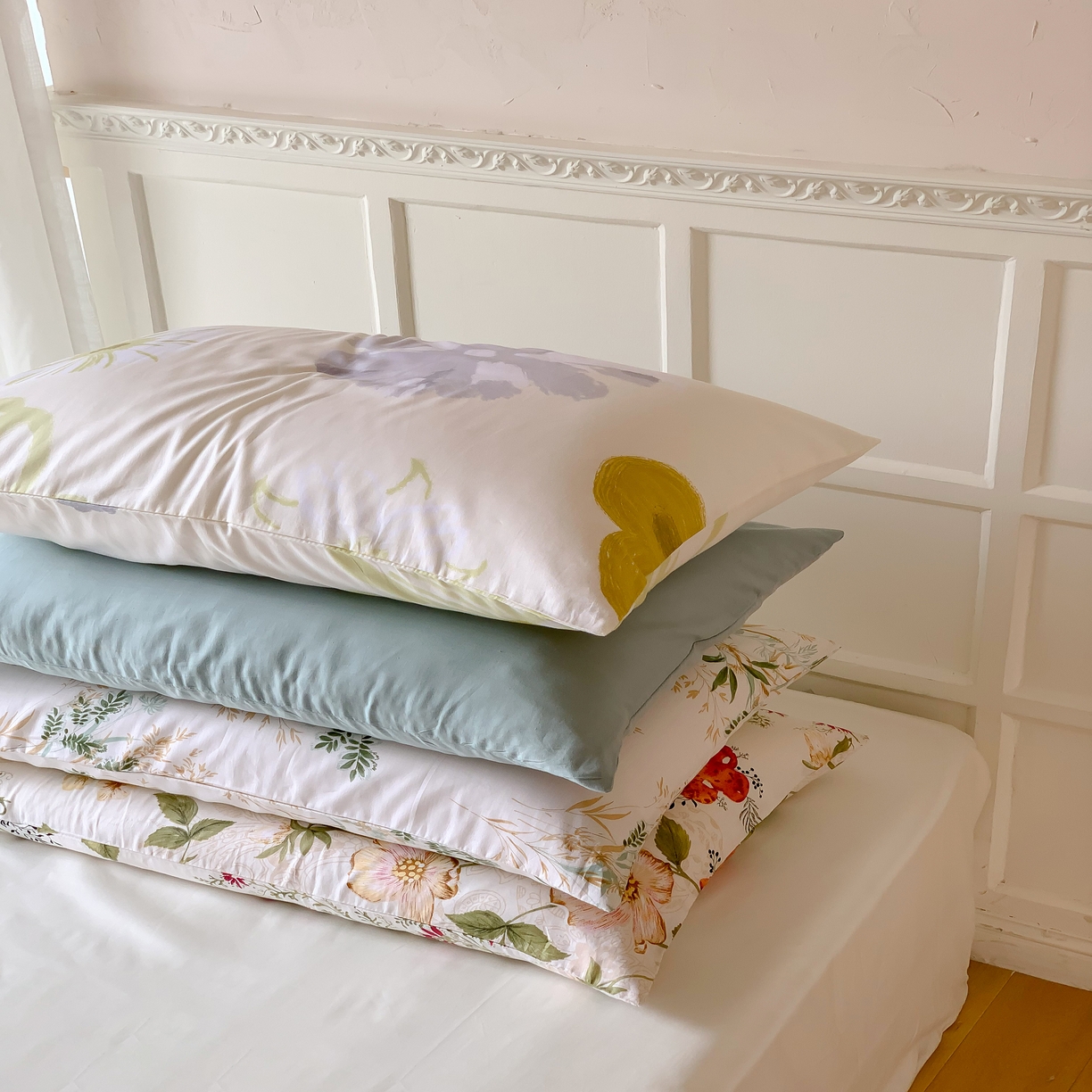 91家纺网 家纺一手货源 找家纺 窝米 全棉斜纹枕套（花卉类） 初恋枕套