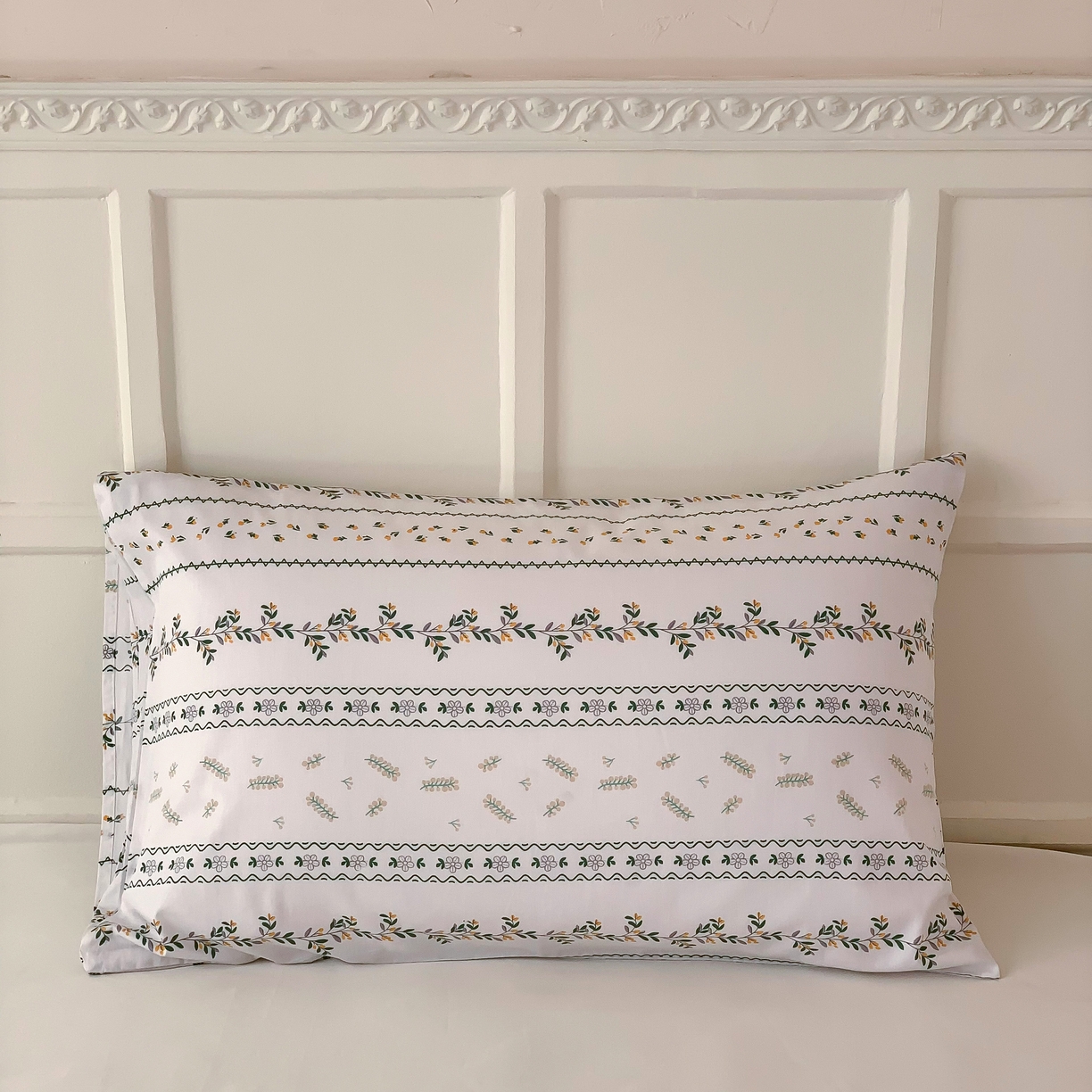 91家纺网 家纺一手货源 找家纺 窝米 全棉斜纹枕套（花卉类） 西西里枕套