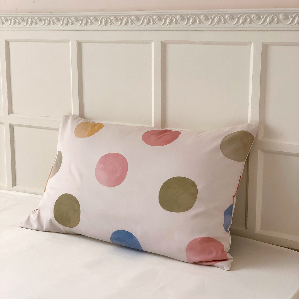 91家纺网 家纺一手货源 找家纺 窝米 全棉斜纹枕套（简约类） 啵蛋儿枕套