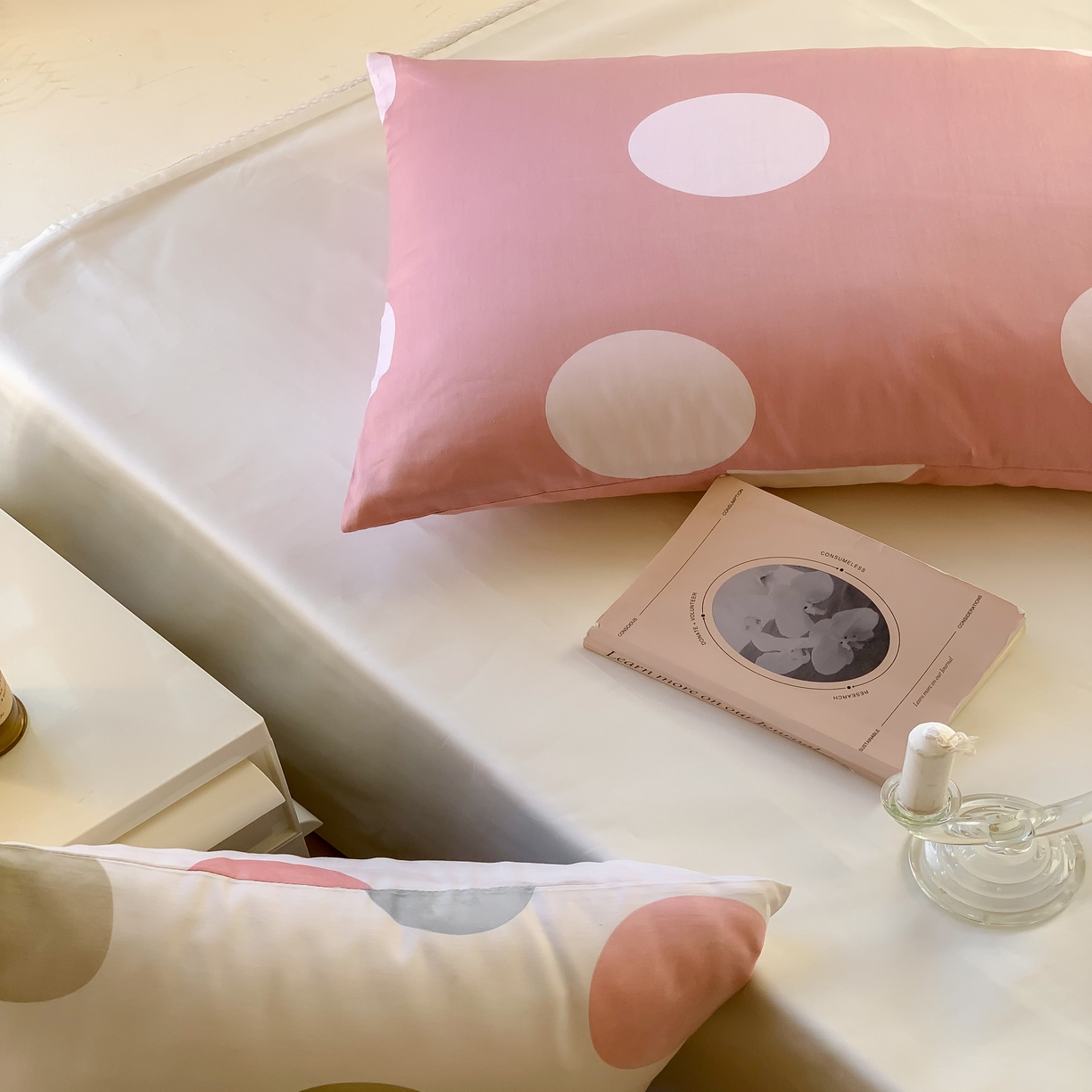 91家纺网 家纺一手货源 找家纺 窝米 全棉斜纹枕套（简约类） 啵蛋儿枕套