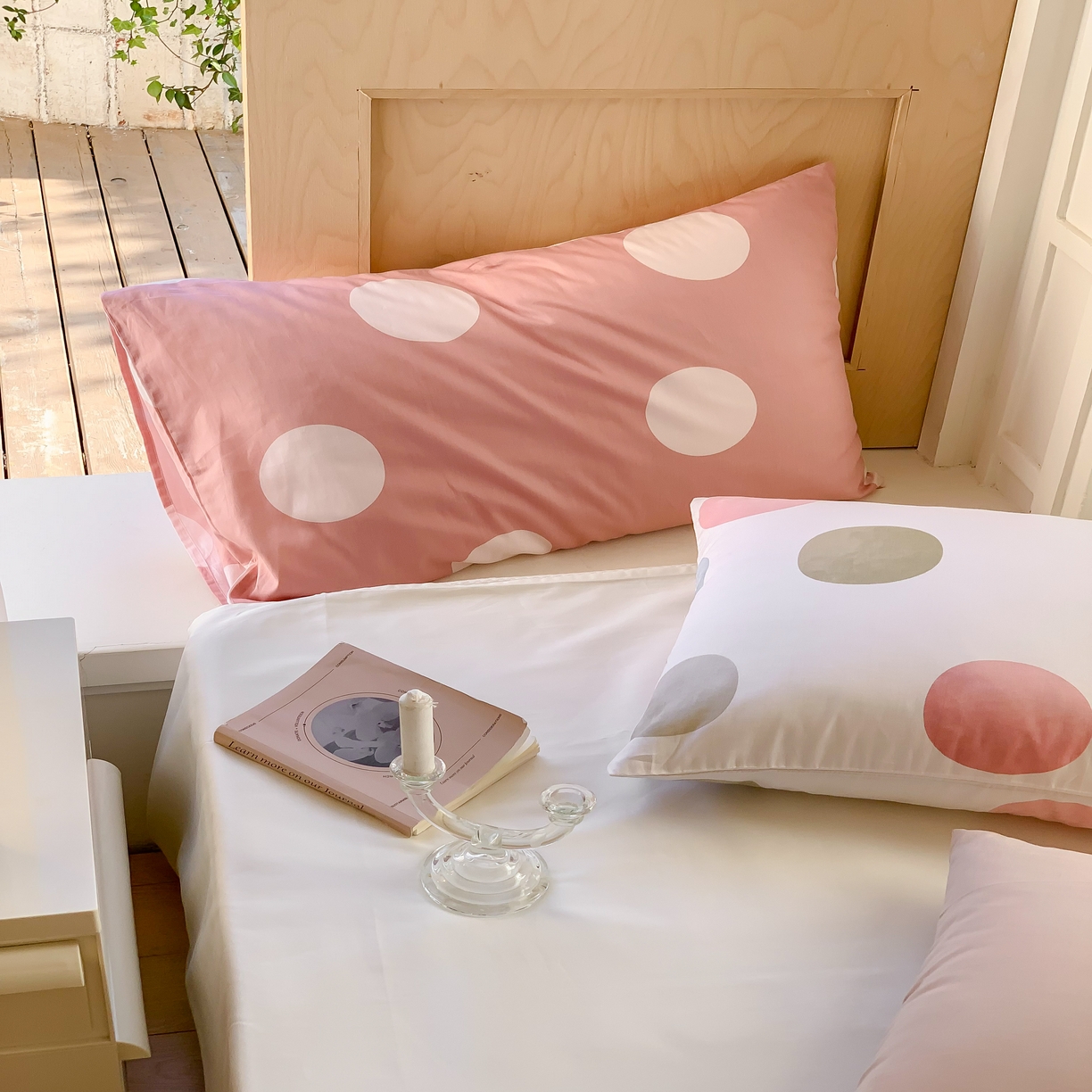 91家纺网 家纺一手货源 找家纺 窝米 全棉斜纹枕套（简约类） 啵蛋儿枕套