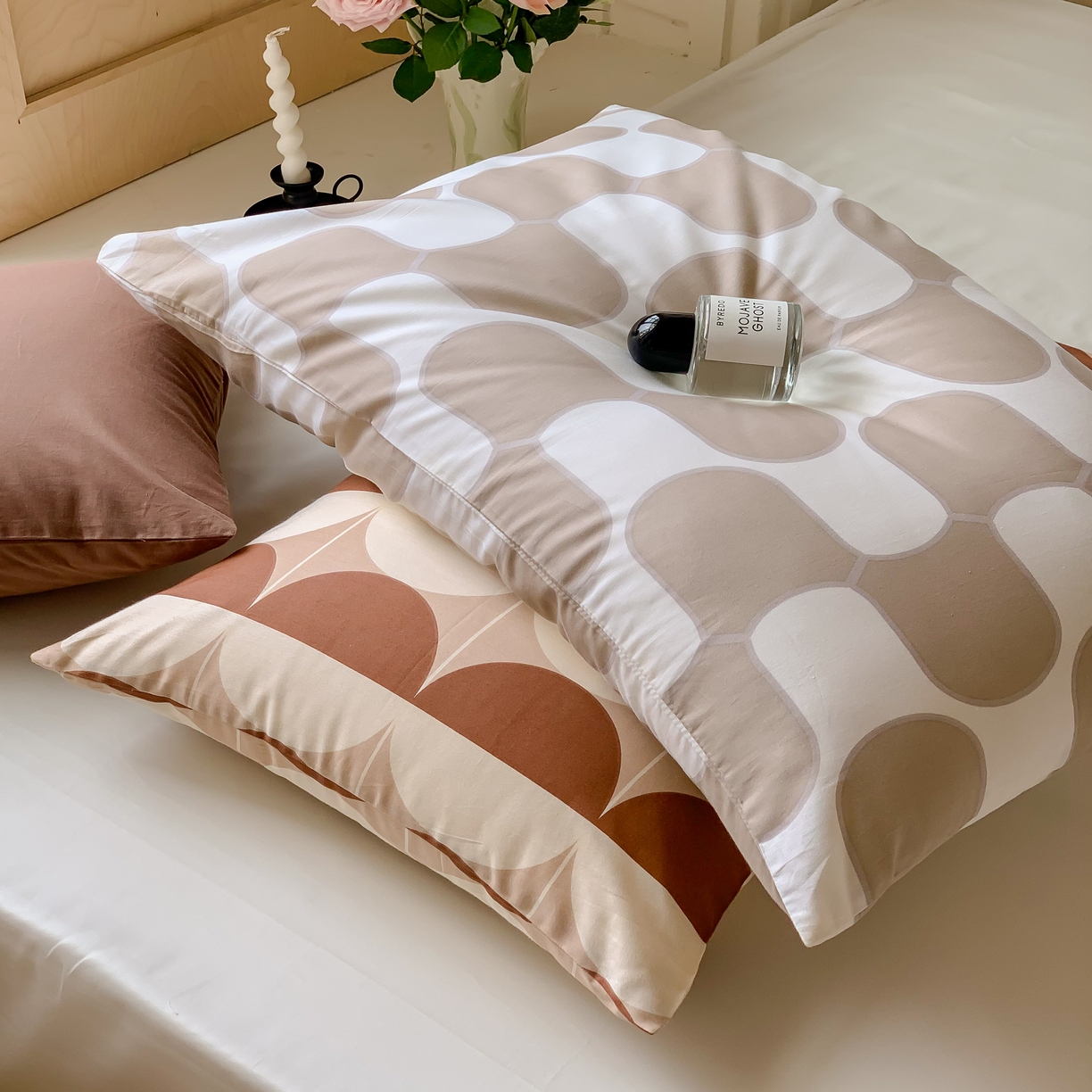 91家纺网 家纺一手货源 找家纺 窝米 全棉斜纹枕套（简约类） 大西洋卡其枕套