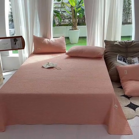 91家纺网 家纺一手货源 找家纺 （总）澳梵家居 2023新品全棉华夫格床单单品