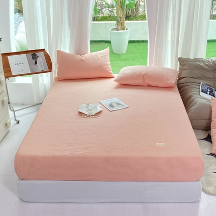 91家纺网 家纺一手货源 找家纺 （总）澳梵家居 2023新品全棉华夫格床笠单品