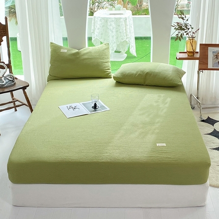 91家纺网 家纺一手货源 找家纺 （总）澳梵家居 2023新品全棉华夫格床笠单品