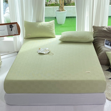 91家纺网 家纺一手货源 找家纺 （总）澳梵家居 2023新品全棉华夫格床笠单品