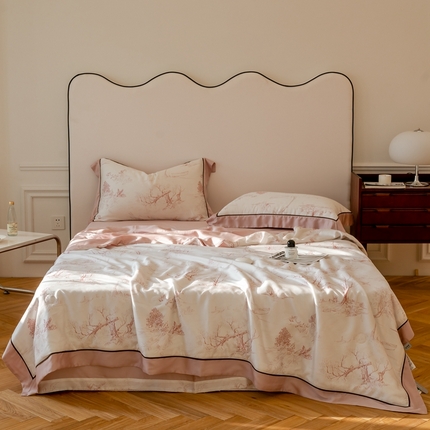 91家纺网 家纺一手货源 找家纺 （总）优然居 2023新款60支天丝数码印花夏被四件套