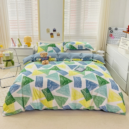 乐童 2024网红直播爆款吊边＋一字绣工艺款四件套（七） 几何