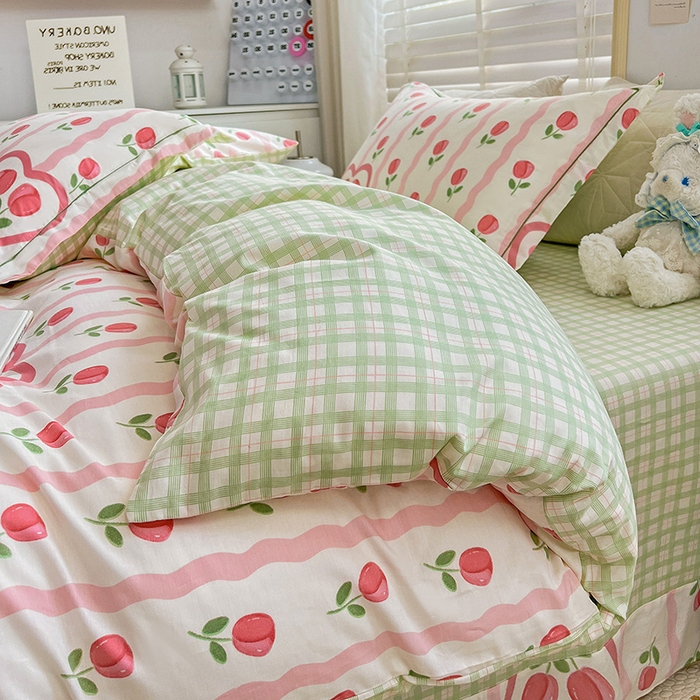 91家纺网 家纺一手货源 找家纺 乐童 2024网红直播爆款吊边＋一字绣工艺款四件套（七） 宁静