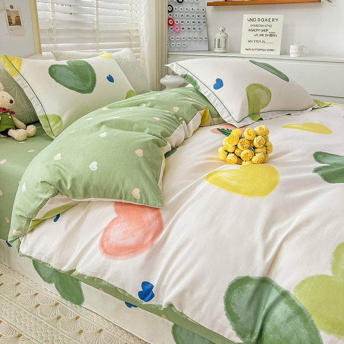 91家纺网 家纺一手货源 找家纺 乐童 2024网红直播爆款吊边＋一字绣工艺款四件套（七） 律动