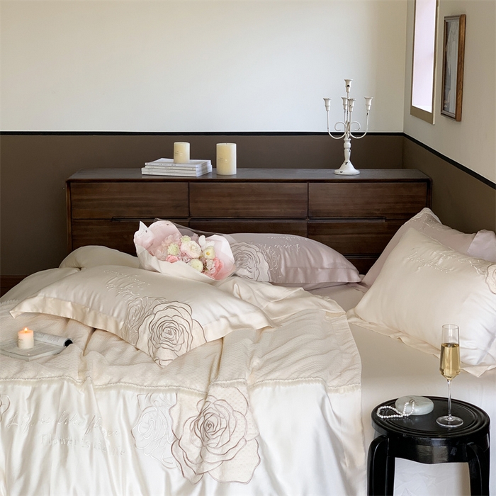 91家纺网 家纺一手货源 找家纺 MIU缪家居 2023新款80支兰精天丝四件套-梦幻鱼姬 白月光