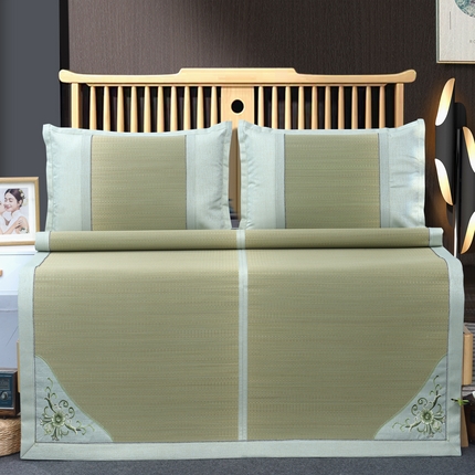 91家纺网 家纺一手货源 找家纺 （总）yyds2023天然蔺草席三件套纯天然植物席子草席兰草席老式凉席