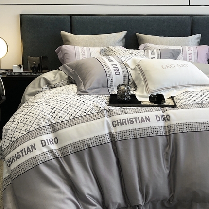 91家纺网 家纺一手货源 找家纺 （总）涞澳家纺 2023新款天丝棉四件套克里斯汀系列