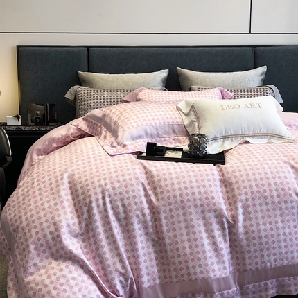 91家纺网 家纺一手货源 找家纺 （总）涞澳家纺 2023新款天丝棉四件套如梦系列