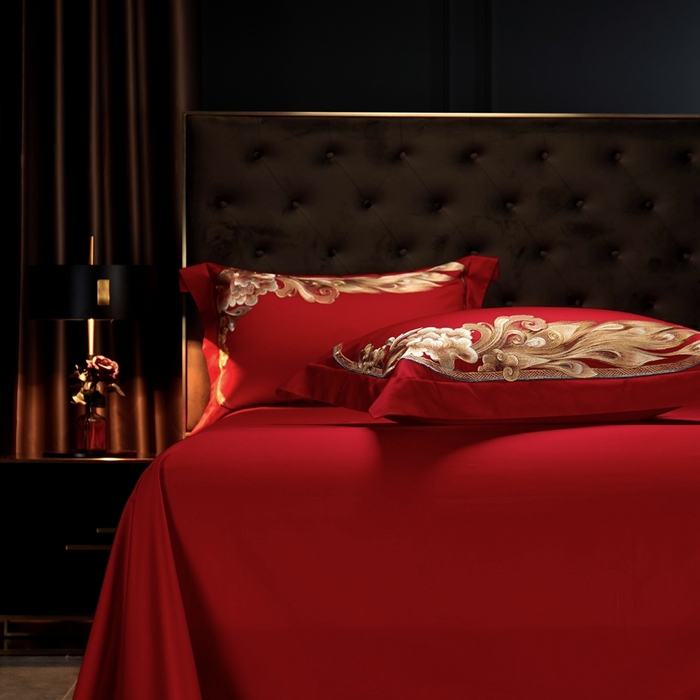 91家纺网 家纺一手货源 找家纺 （总）缔缦 2023新款 婚庆四件套 龙凤吉祥