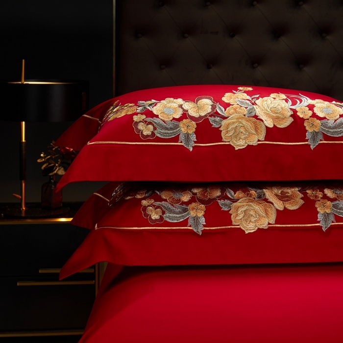 91家纺网 家纺一手货源 找家纺 （总）缔缦 2023新款婚庆四件套-往后余生