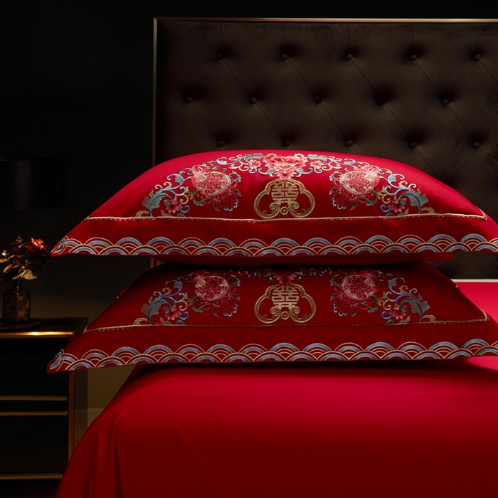 91家纺网 家纺一手货源 找家纺 （总）缔缦 2023新款 婚庆四件套 真爱用随